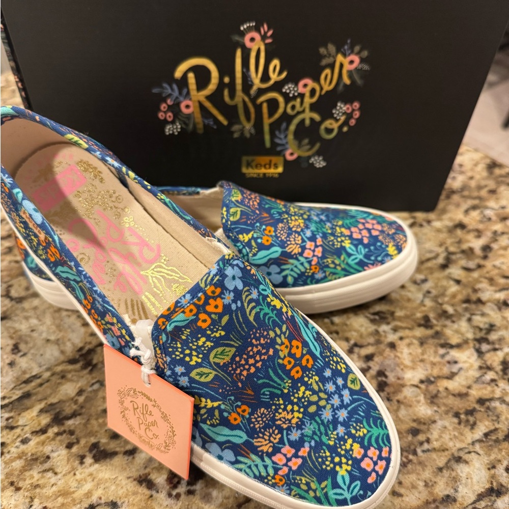 Rifle Paper Co. Keds Women's Floral Slip-On Shoes